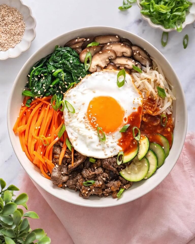 Bibimbap Recipe – Colorful, Healthy & Authentic Korean Style