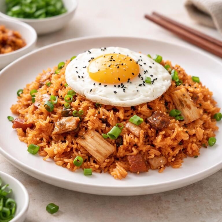 Kimchi Fried Rice Recipe – Spicy, Flavorful & Korean-Style